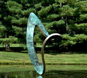 Delicate-mirror-flower-stainless-steel-garden-sculpture
