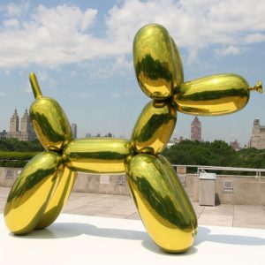 Modern-outdoor-garden-stainless-steel-Balloon-dog