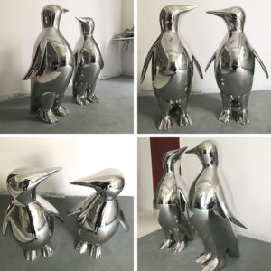 Penguin sculpture