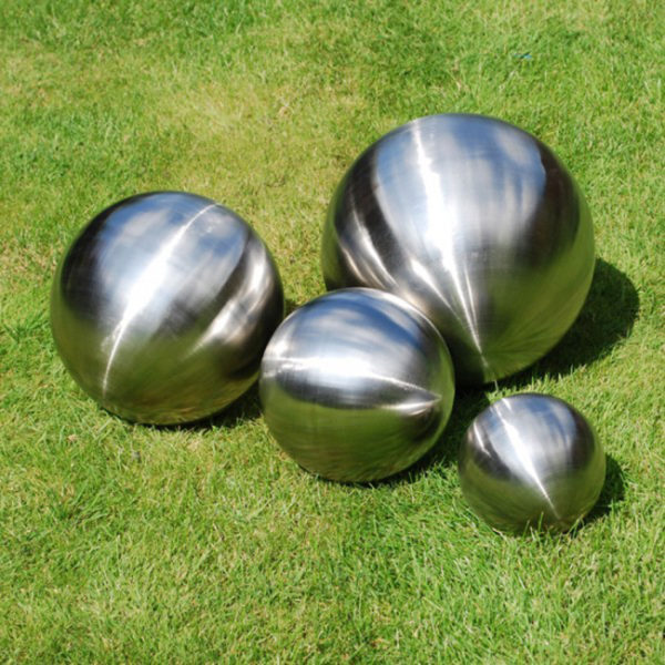 brushed stainless steel sphere