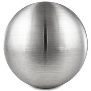 brushed stainless steel sphere
