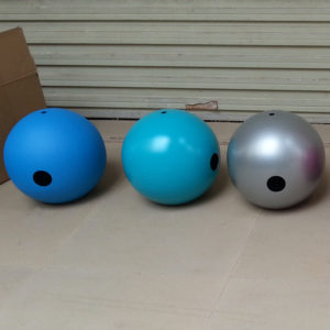steel colored ball