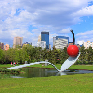 Spoon and Cherry Statue