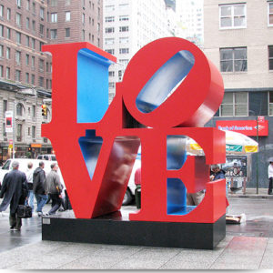 Robert Indiana Love Sculpture
