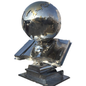 Outdoor-Metal-304-Stainless-Steel-Globe-With