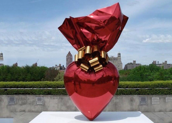 outdoor_stainless_steel_candy_decorative_garden_sculptures_large_titanium_plating