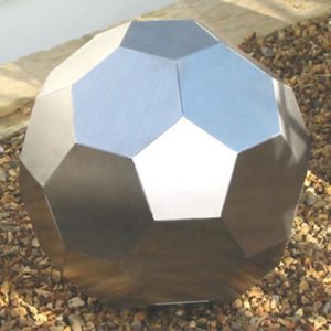 Garden Decor Stainless Steel Rolling Ball Sculpture