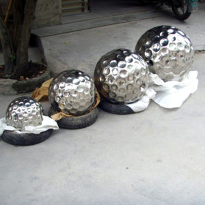 Stainless Steel Golf Ball